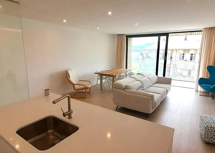 Apartamento Deluxe Vistas Al Mar Con Terraza Foz